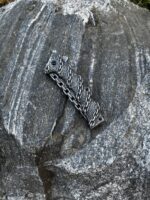 Металева рукоятка ножа Сталевий ланцюг довжиною 12 см