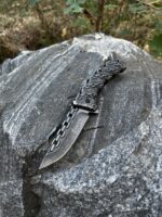 Цільнометалевий ніж Сталевий ланцюг у складеному та розкладеному вигляді